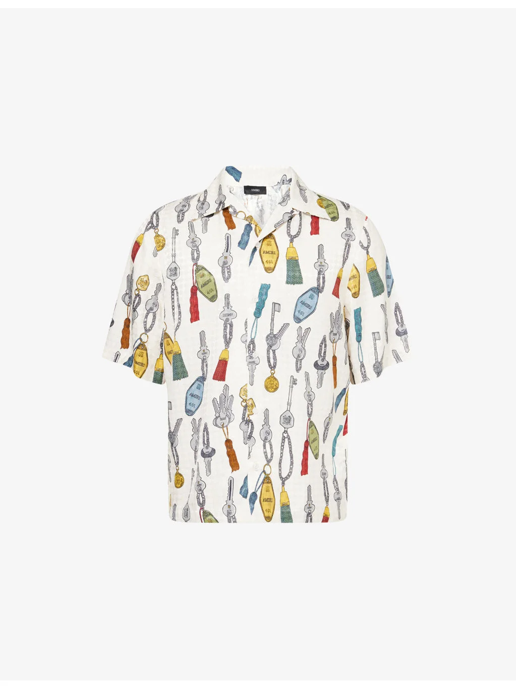 Keys Camp-Collar Woven Shirt - 1