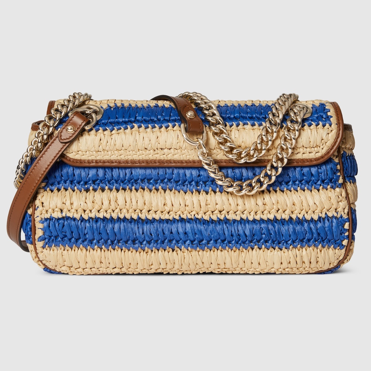 GG Marmont woven medium shoulder bag - 7