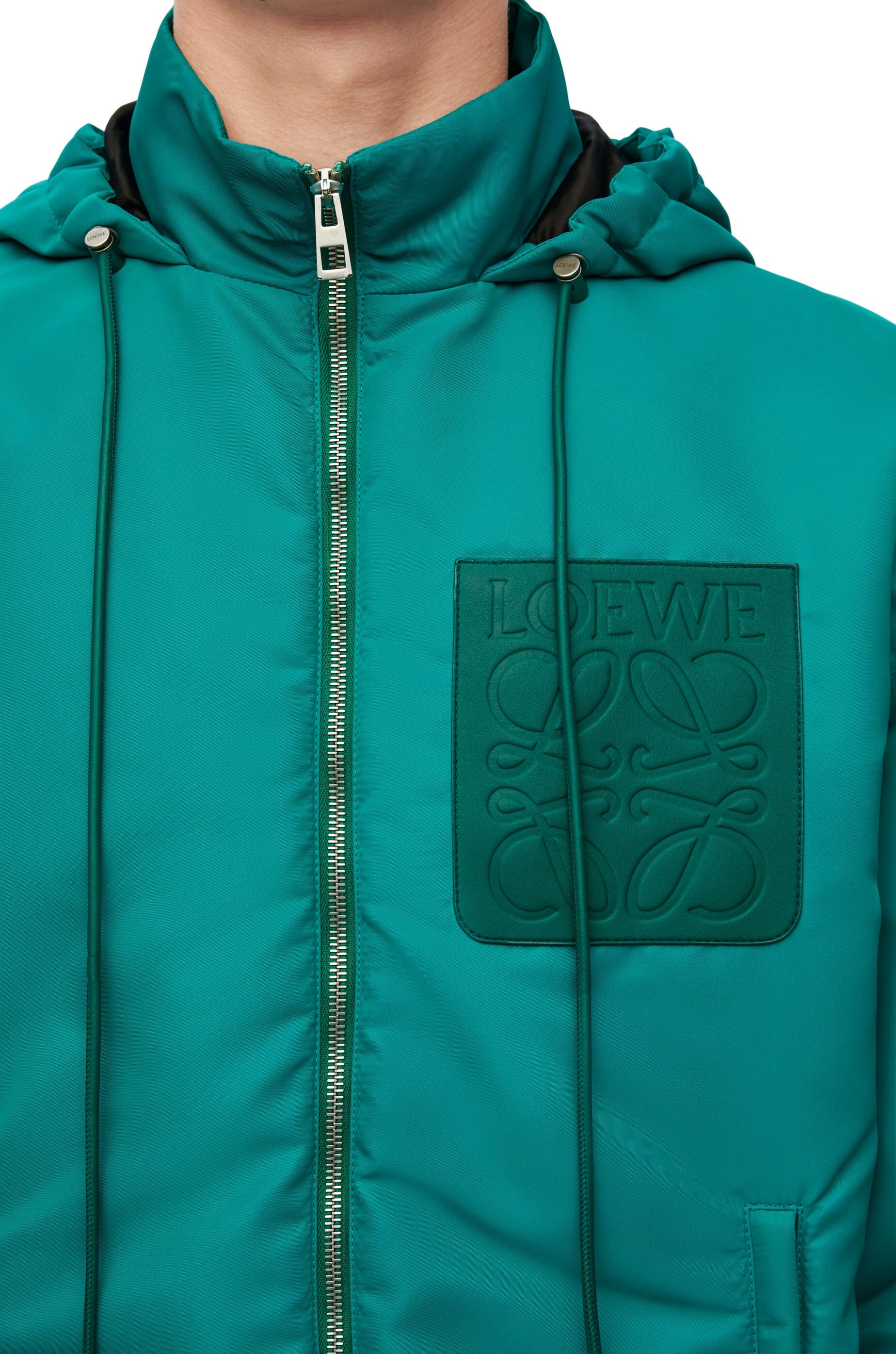 Hooded padded jacket in nylon - 5