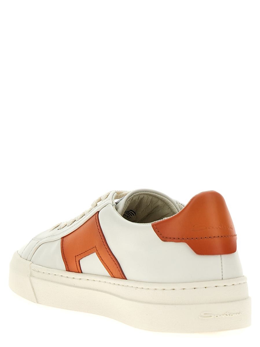 Santoni SANTONI 'DOUBLE BUCKLE' SNEAKERS | baltini | REVERSIBLE