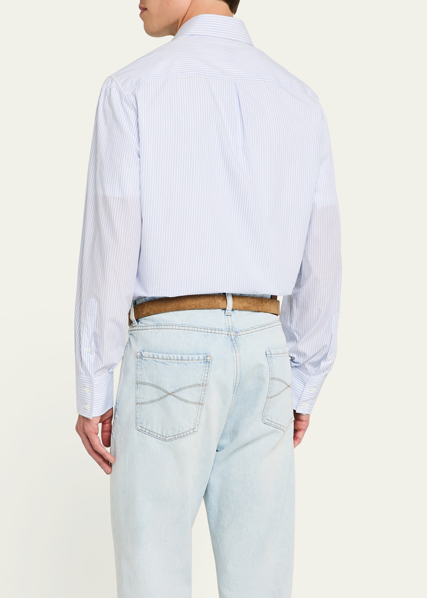 Men's Modern-Fit Stripe Dress Shirt - 3