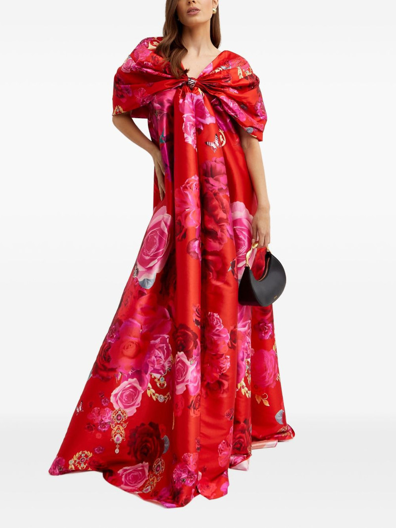 CAMILLA floral-pattern maxi dress outlook