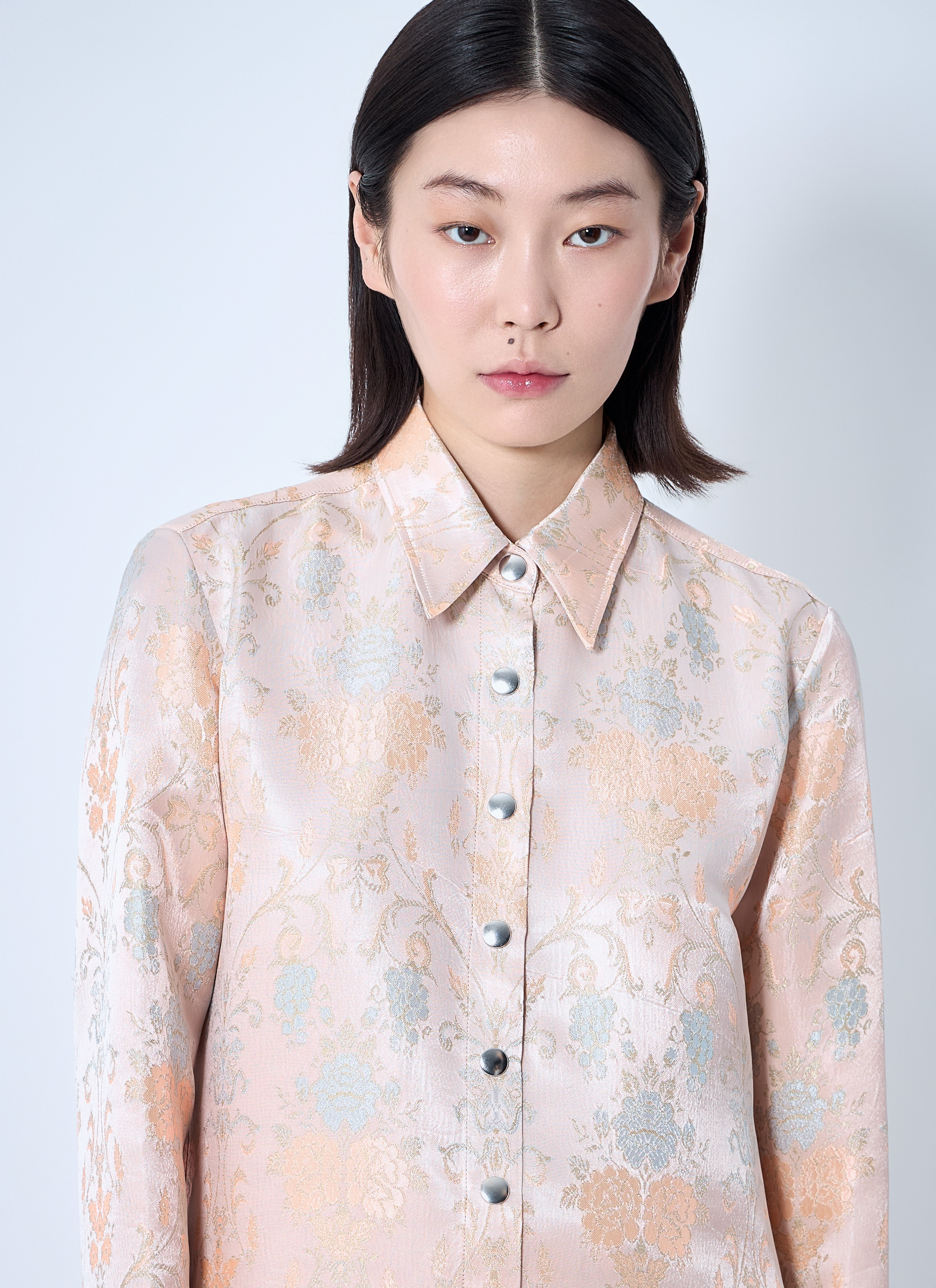Dries Van Noten Women Jacquared Shirt - 5