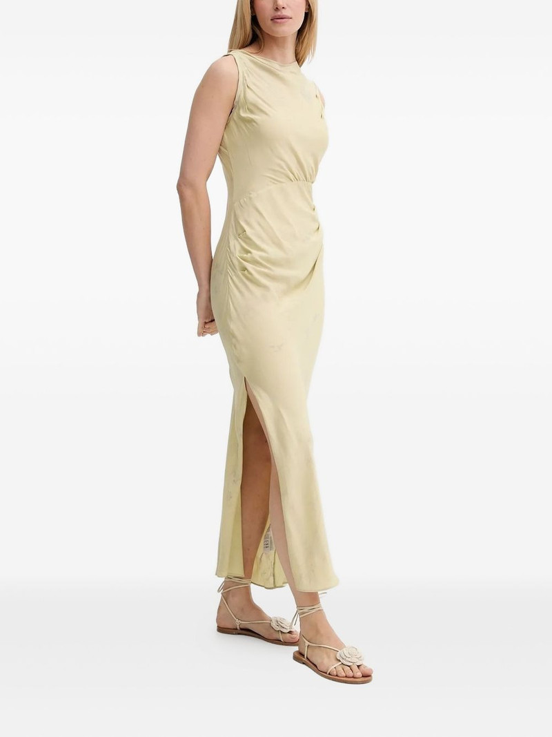 Sahira cowl-neck side-split dress 1