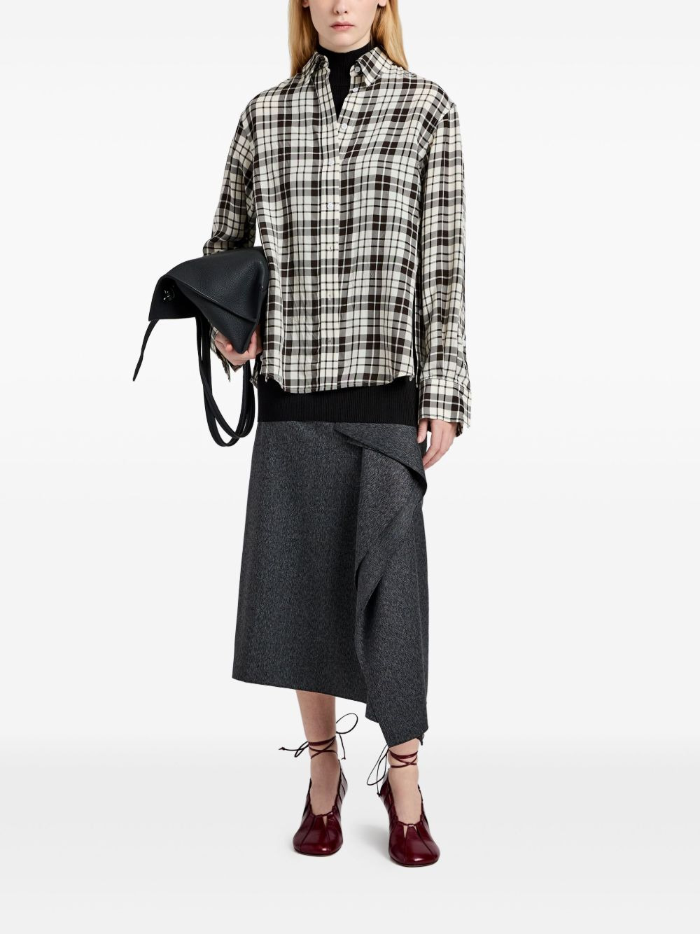 checked shirt - 2
