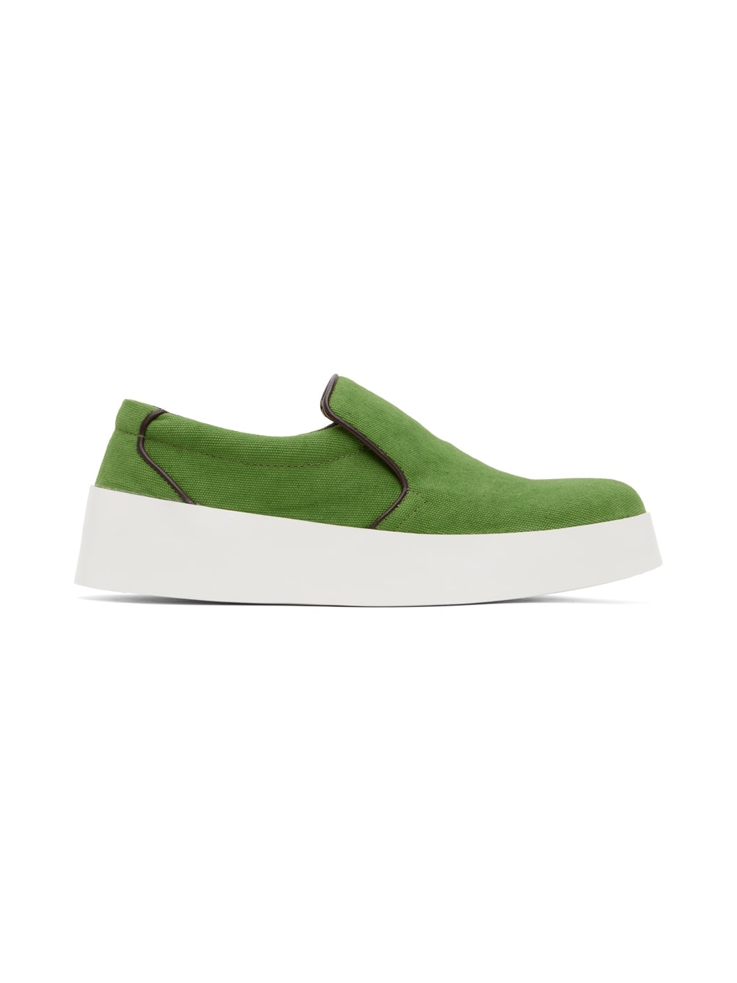 Green Slip-Ons Sneakers - 1