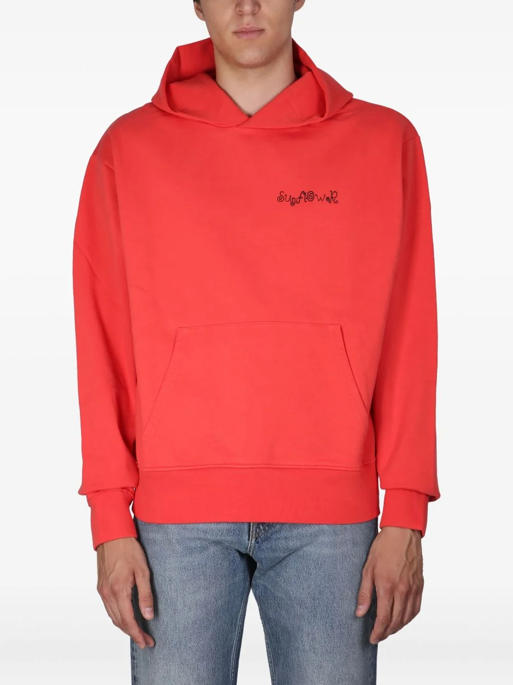 logo hooded sweatshirt - 1