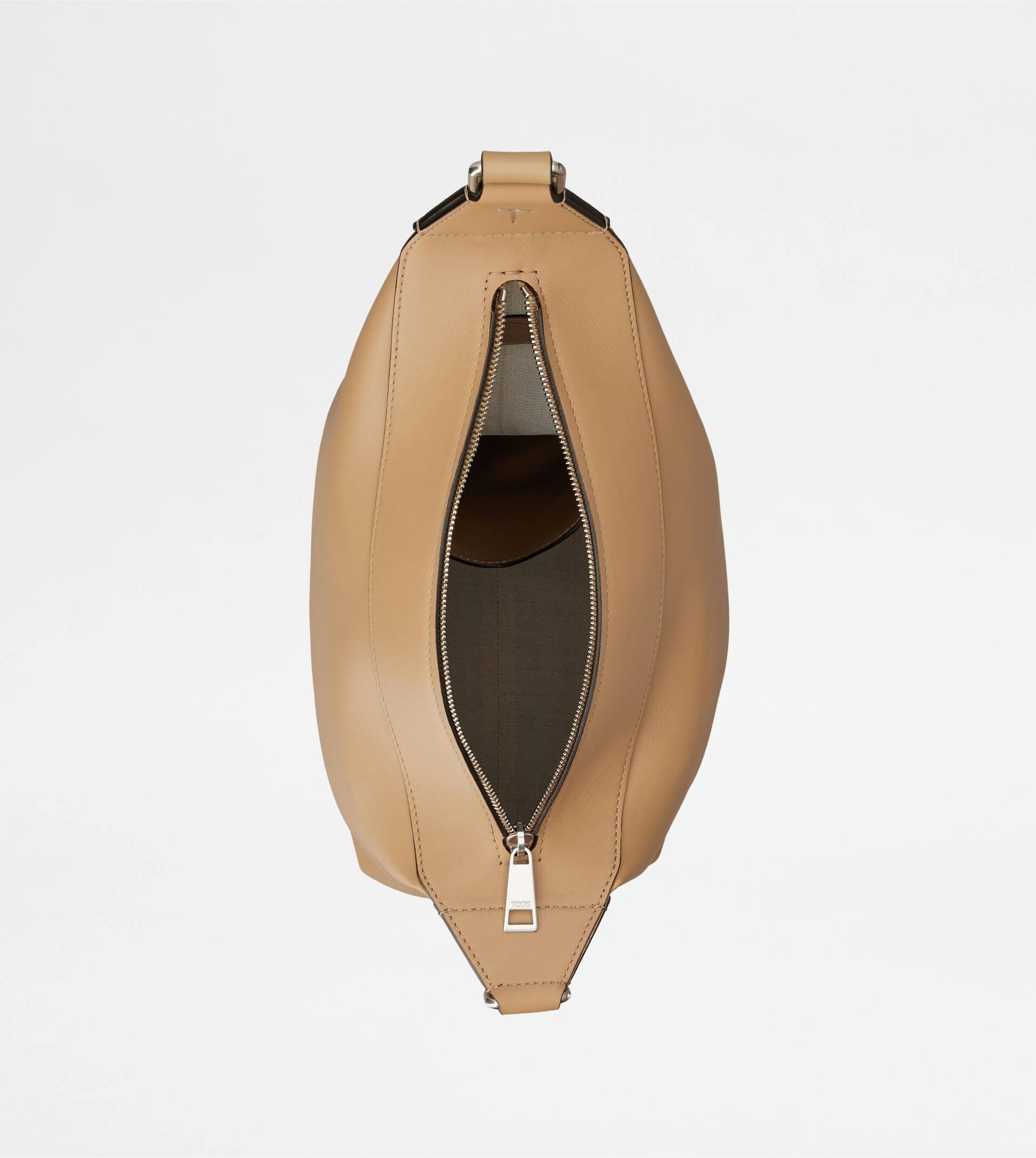 TOD’S MEDA BAG IN LEATHER SMALL - BEIGE - 4