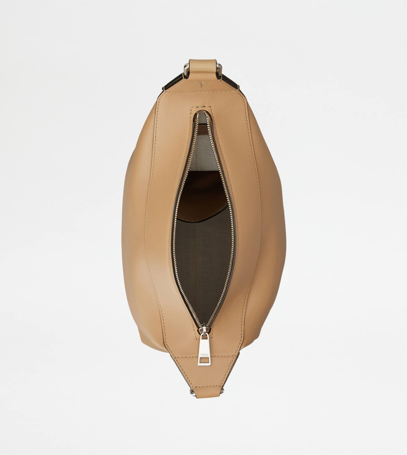 TOD’S MEDA BAG IN LEATHER SMALL - BEIGE 4
