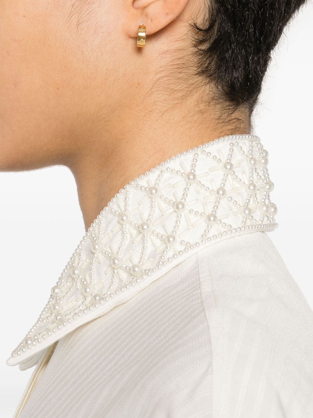 ribbed-effect shirt - 5