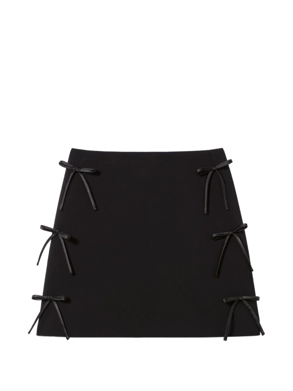 bow-detail skirt - 1