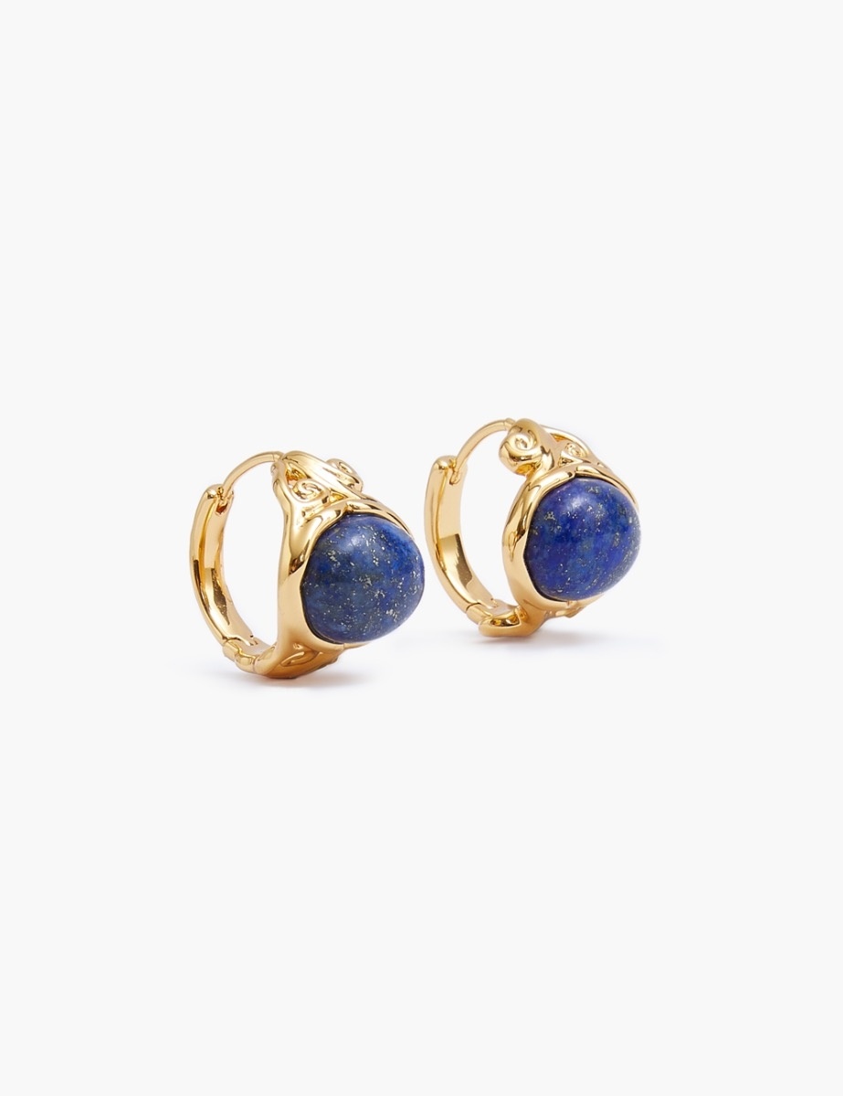 STONE SIGNET EARRINGS - 3