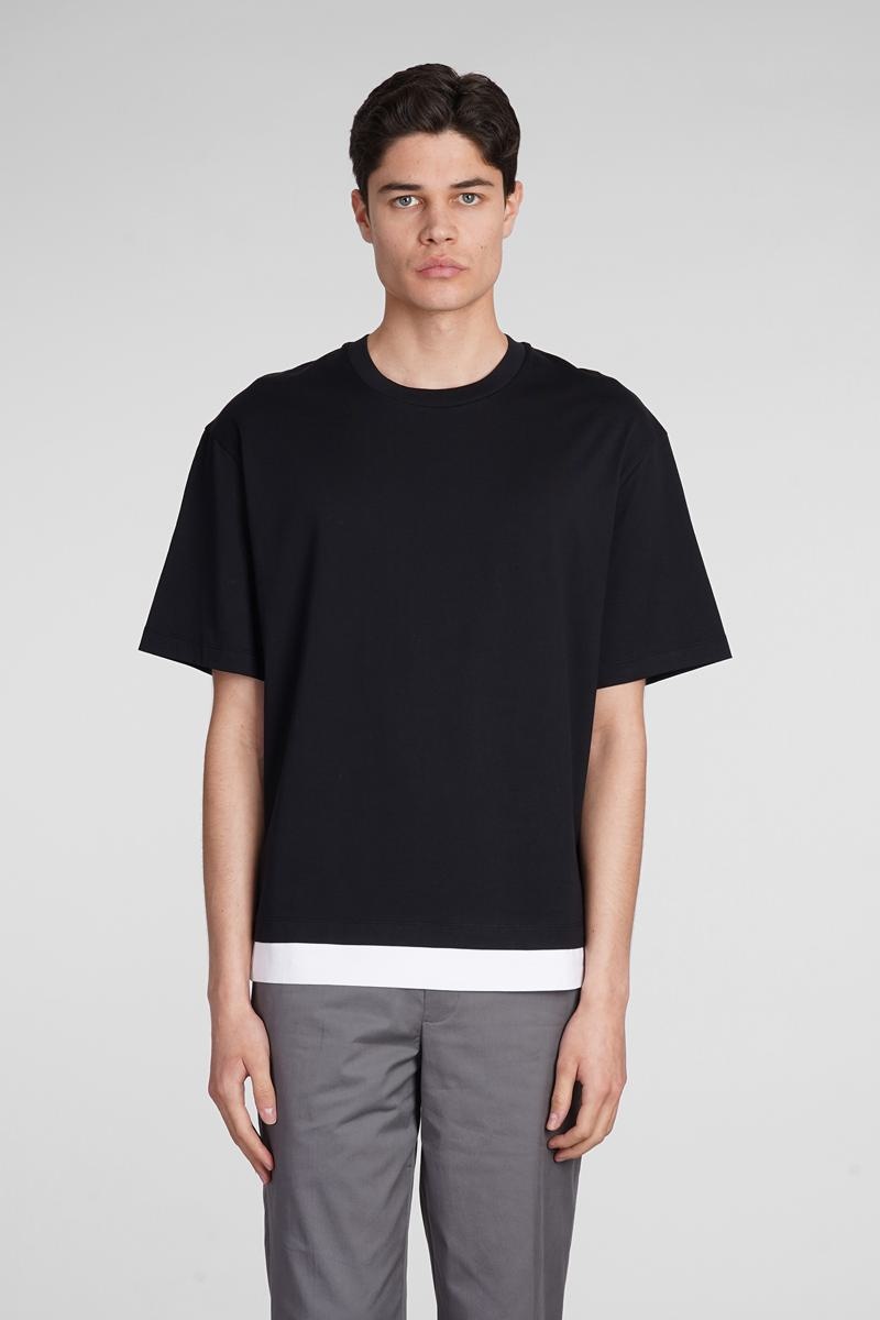 Tシャツ・カットソー NEIL BARRETT Men Tops 399799 MY70266A Y521 Black Neil Barrett Neil Barrett T-Shirt | baltini | REVERSIBLE