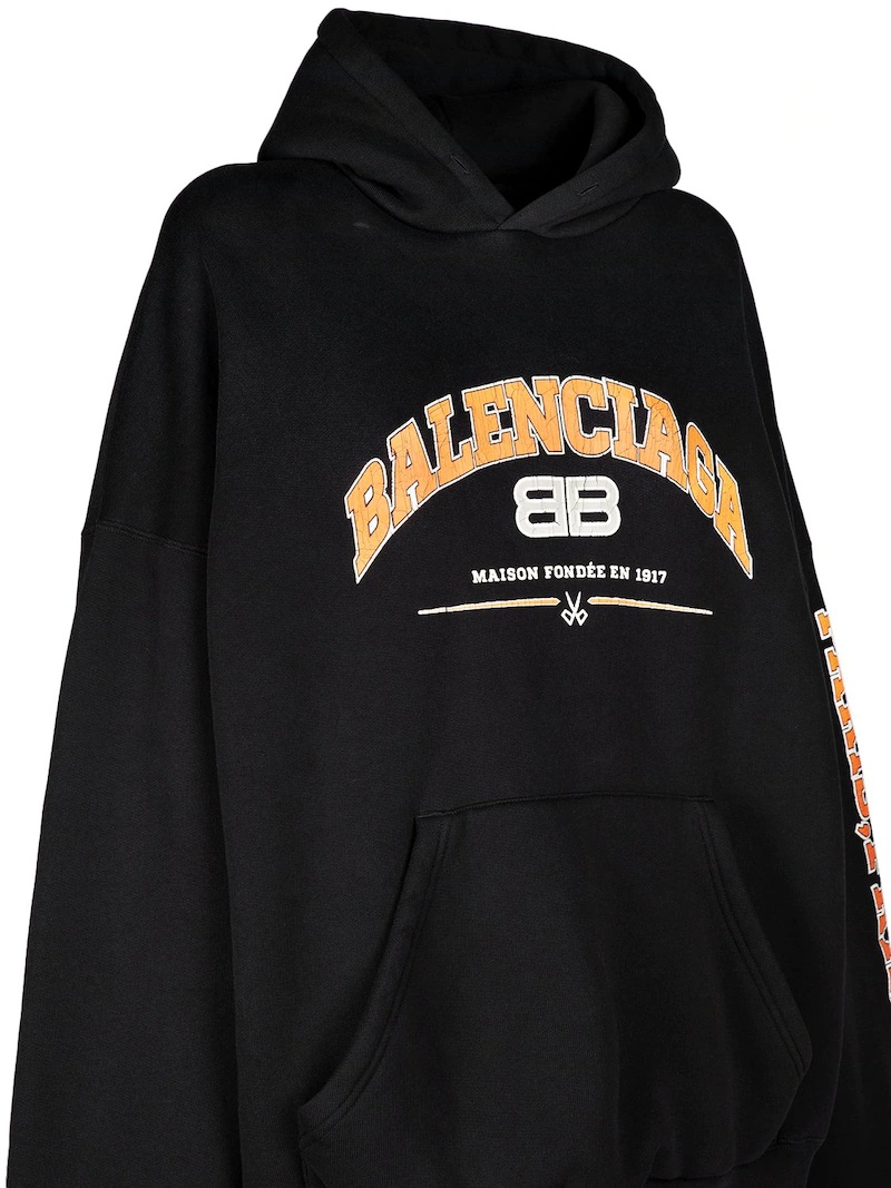 MAISON BALENCIAGA COTTON HOODIE - 4