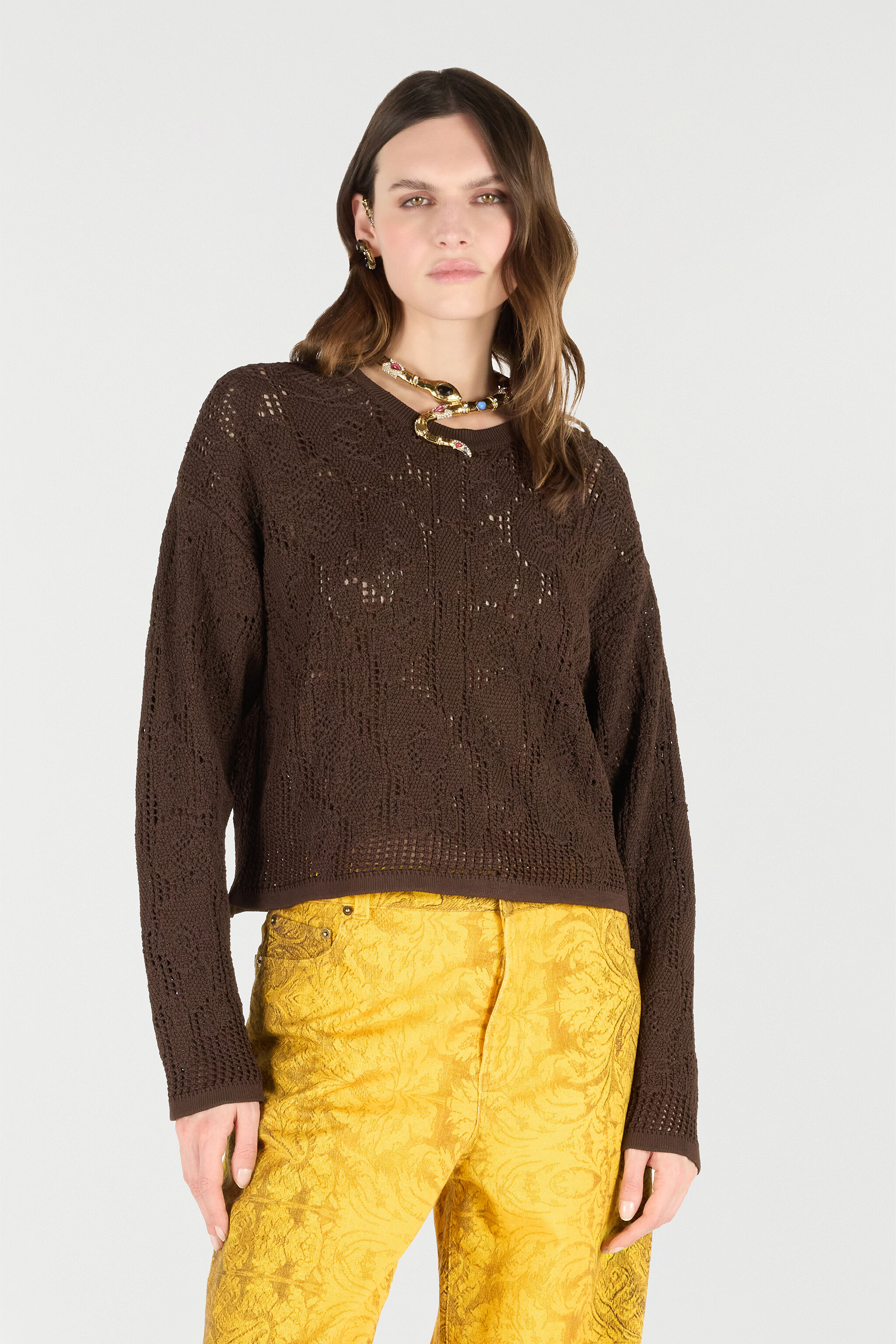 Crochet Effect Sweater - 3