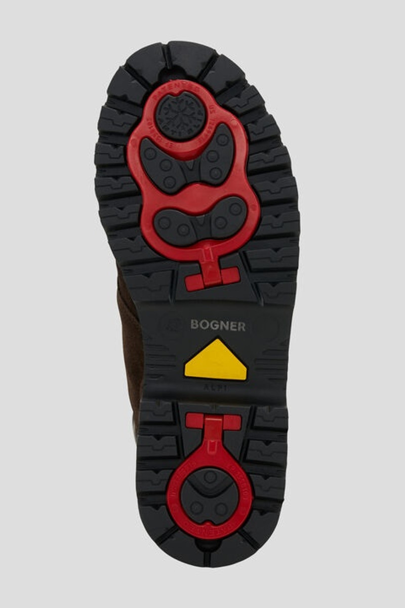 Helsinki Low boots with spikes in Dark brown 5