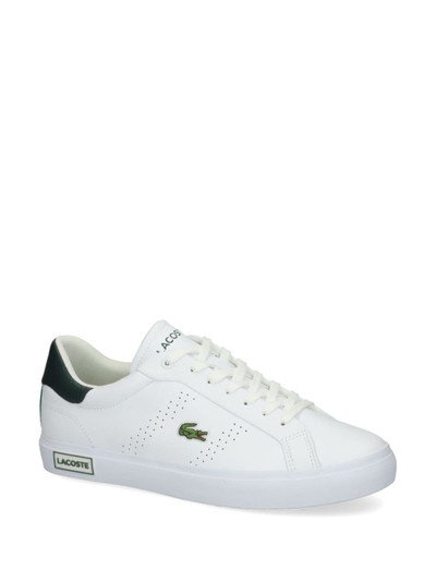 LACOSTE Powercourt logo-patch sneakers outlook