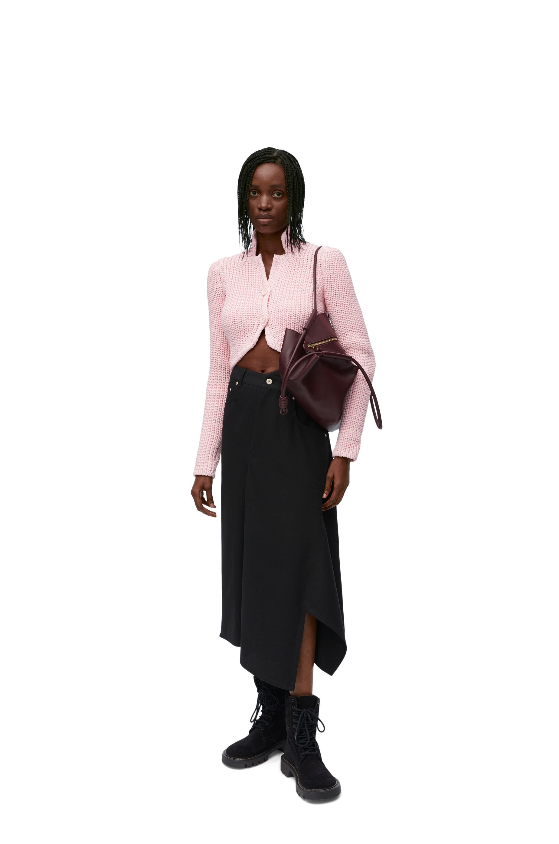 Asymmetric skirt in cotton - 2