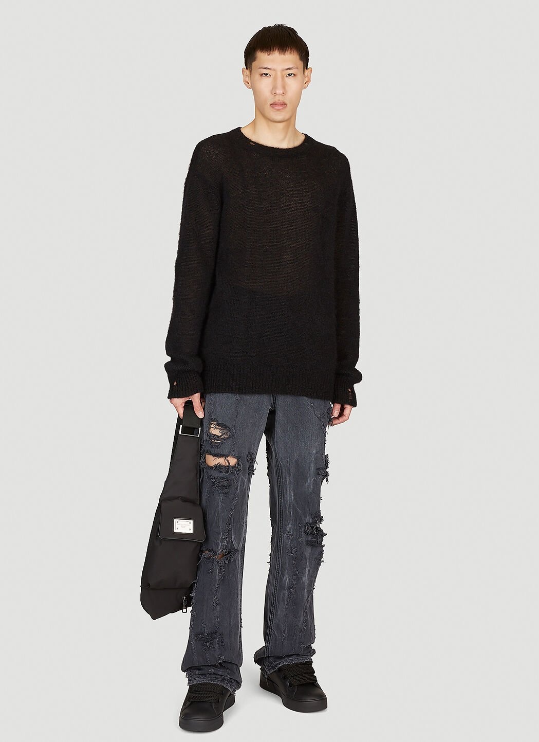 Distressed Denim Jeans - 2