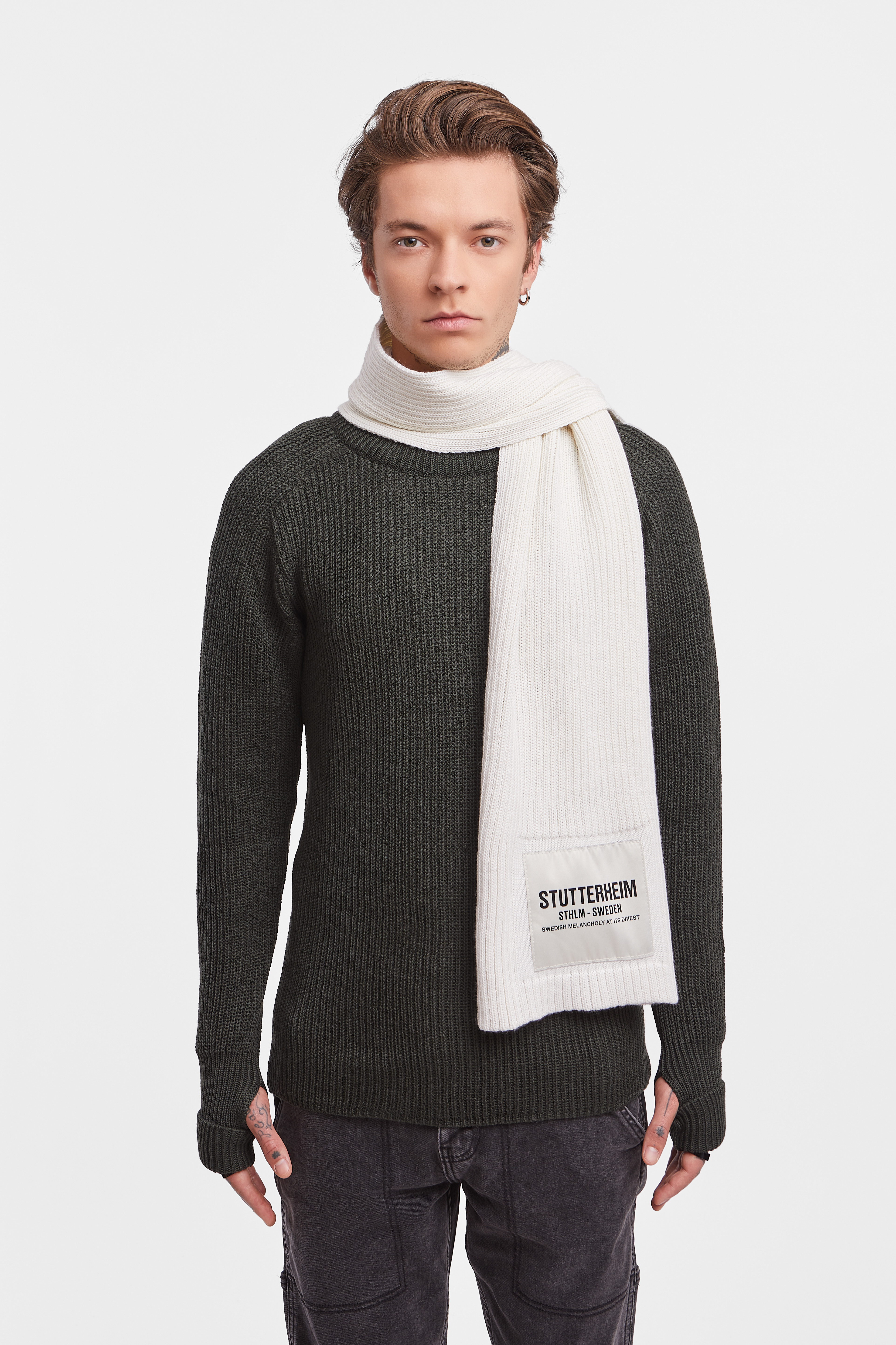 Wrap Scarf Off White - 8