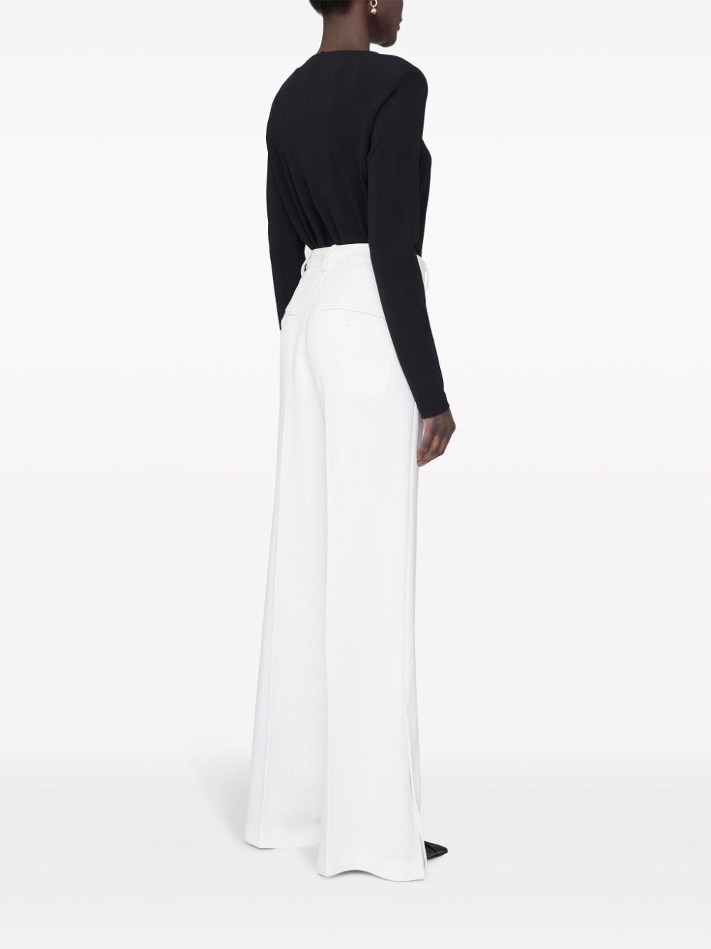 Lyra pressed-crease tailored trousers - 3
