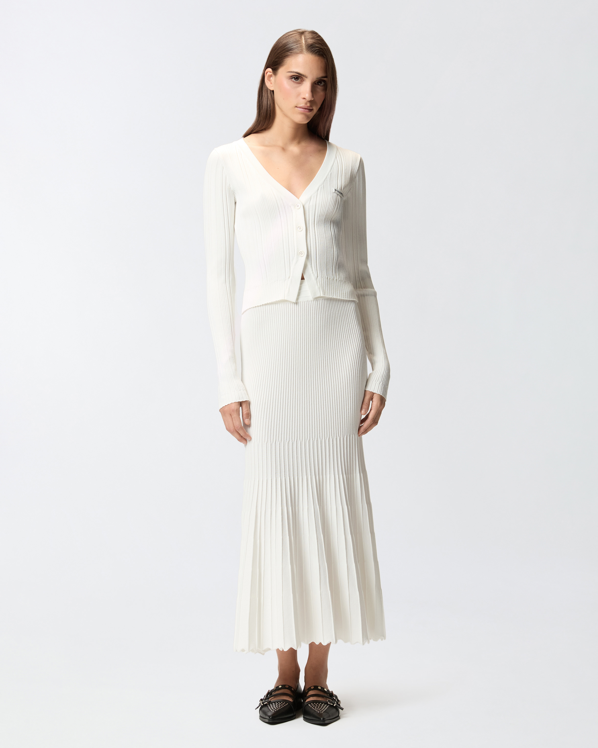 PLEATED MIDI SKIRT - 2