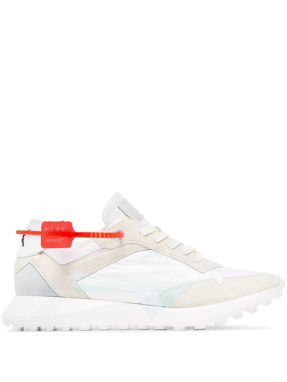 "Zip Tie" arrow low-top sneakers - 1