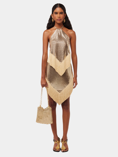 Paco Rabanne SKIRT WITH FRINGES AND MESH DETAILS outlook