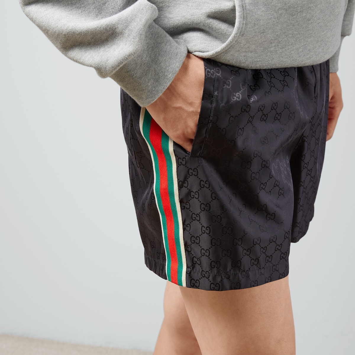 GUCCI GG jacquard nylon swim shorts | REVERSIBLE GUCCI GG jacquard nylon swim shorts | REVERSIBLE