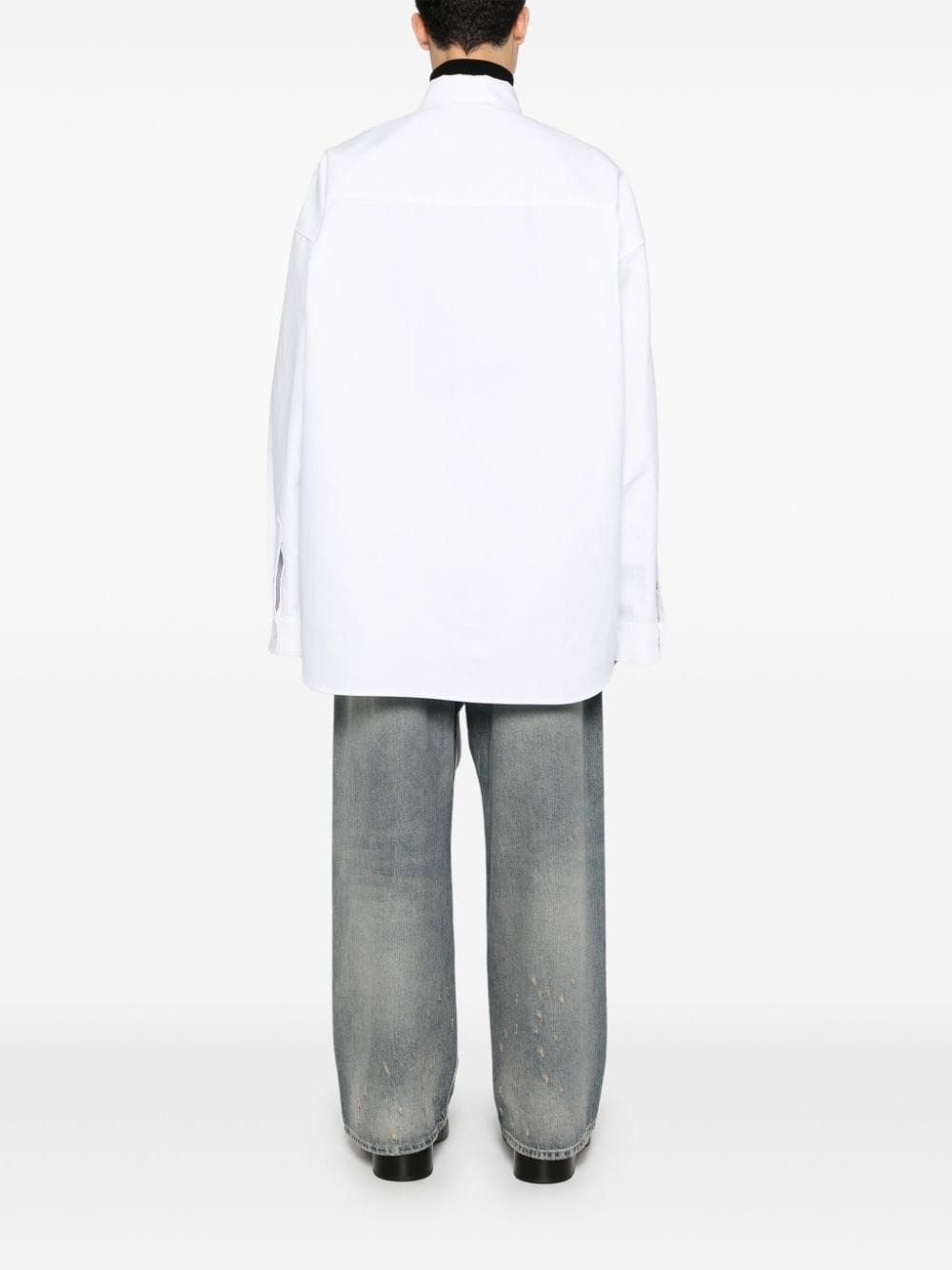 Oversized cotton shirt - 3