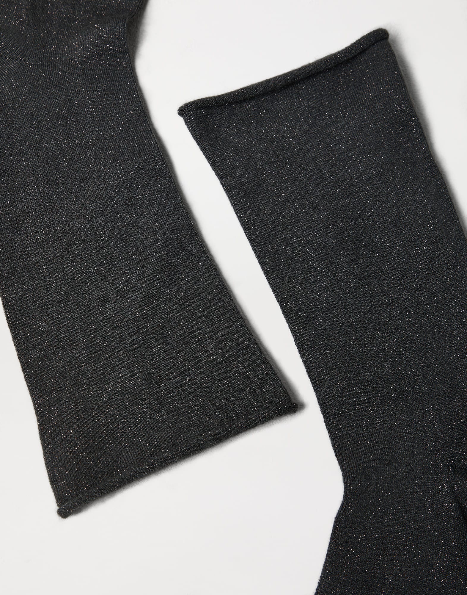 Cashmere and silk sparkling knit socks - 2
