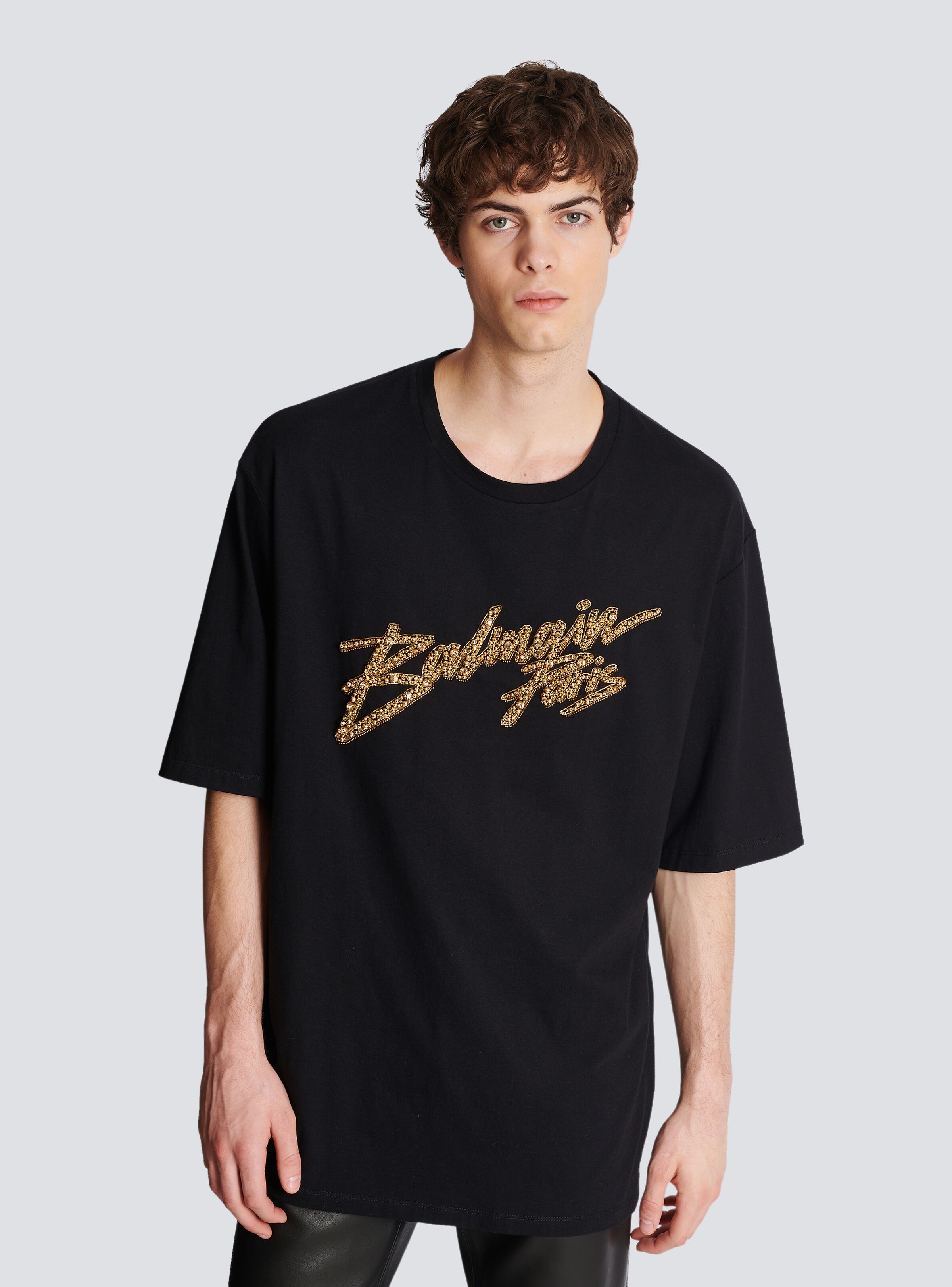 Balmain signature T-shirt - 6