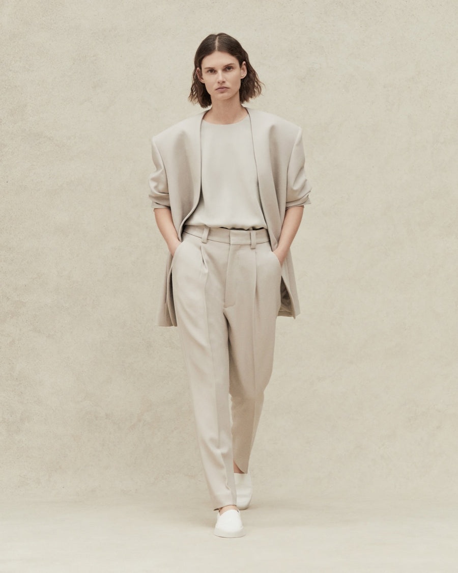Wool Crepe Tee - 5