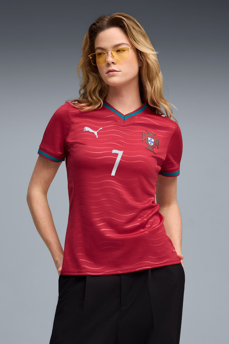 PUMA Portugal 2026 Home Ronaldo Women's Soccer Jersey outlook