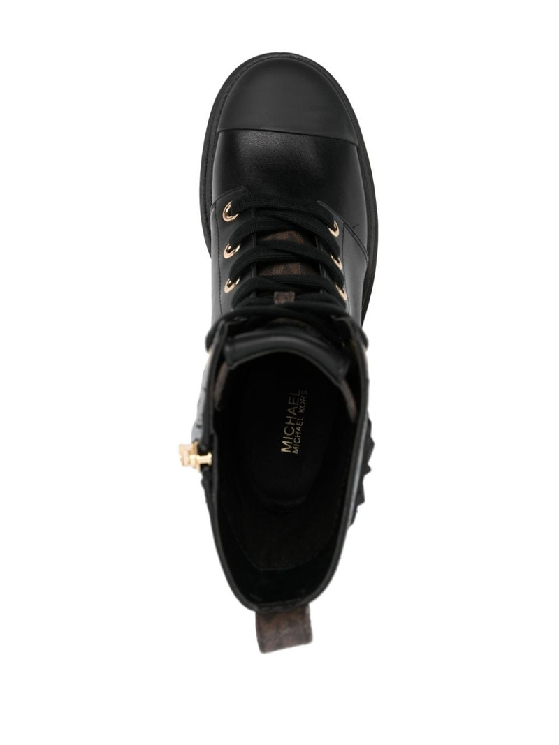 Hanley 75mm leather combat boots 4
