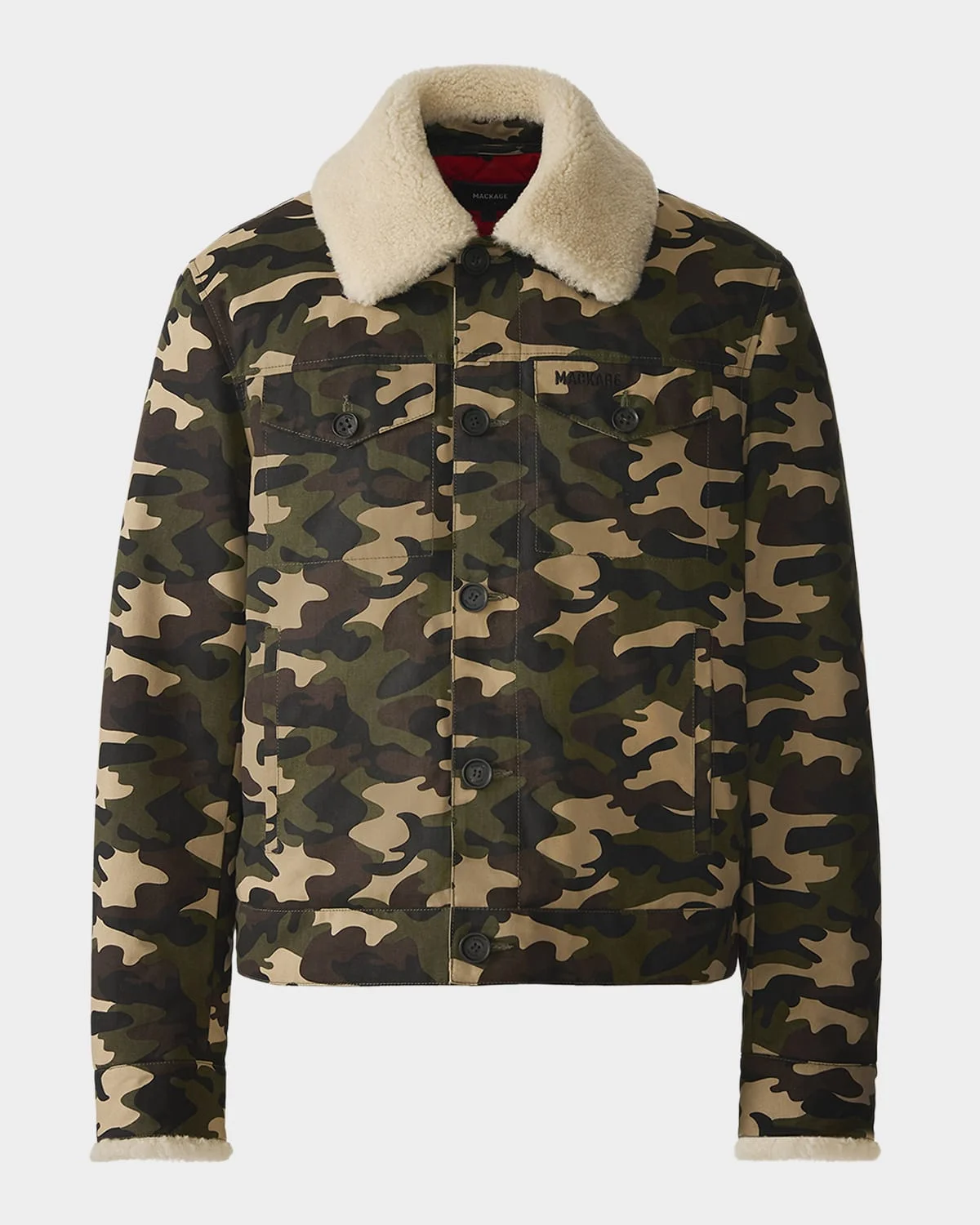 Men's Nash-SH Camouflage Trucker Jacket - 1