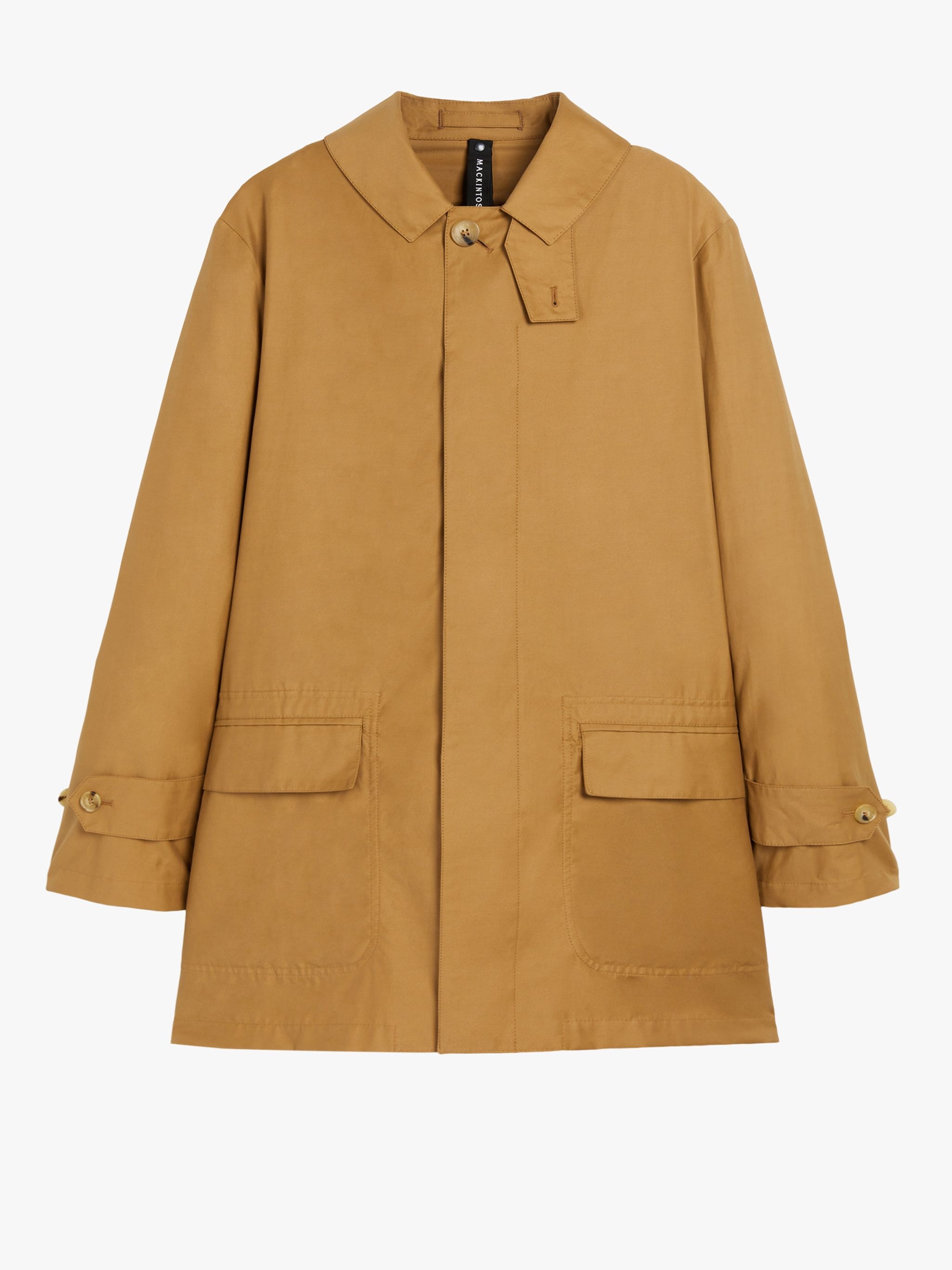 A-LINE TORRENTIAL MOCHA COTTON BLEND RAINCOAT | GMM-220 - 1