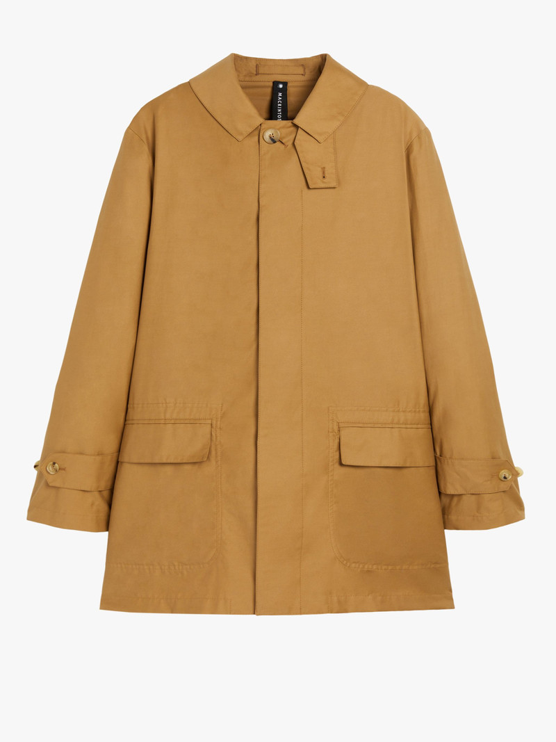 A-LINE TORRENTIAL MOCHA COTTON BLEND RAINCOAT | GMM-220 1
