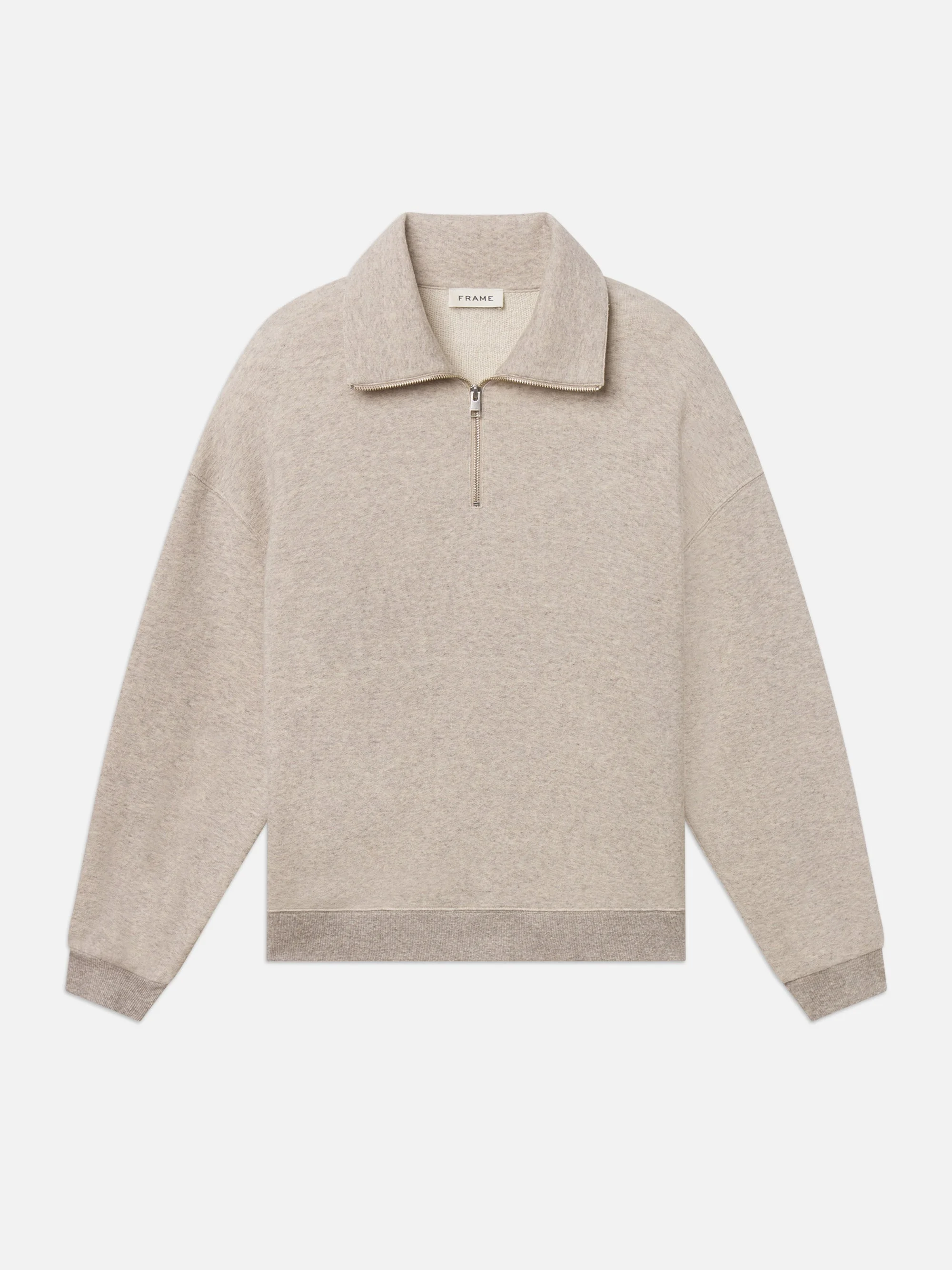 Relaxed Zip Up Sweatshirt - 1