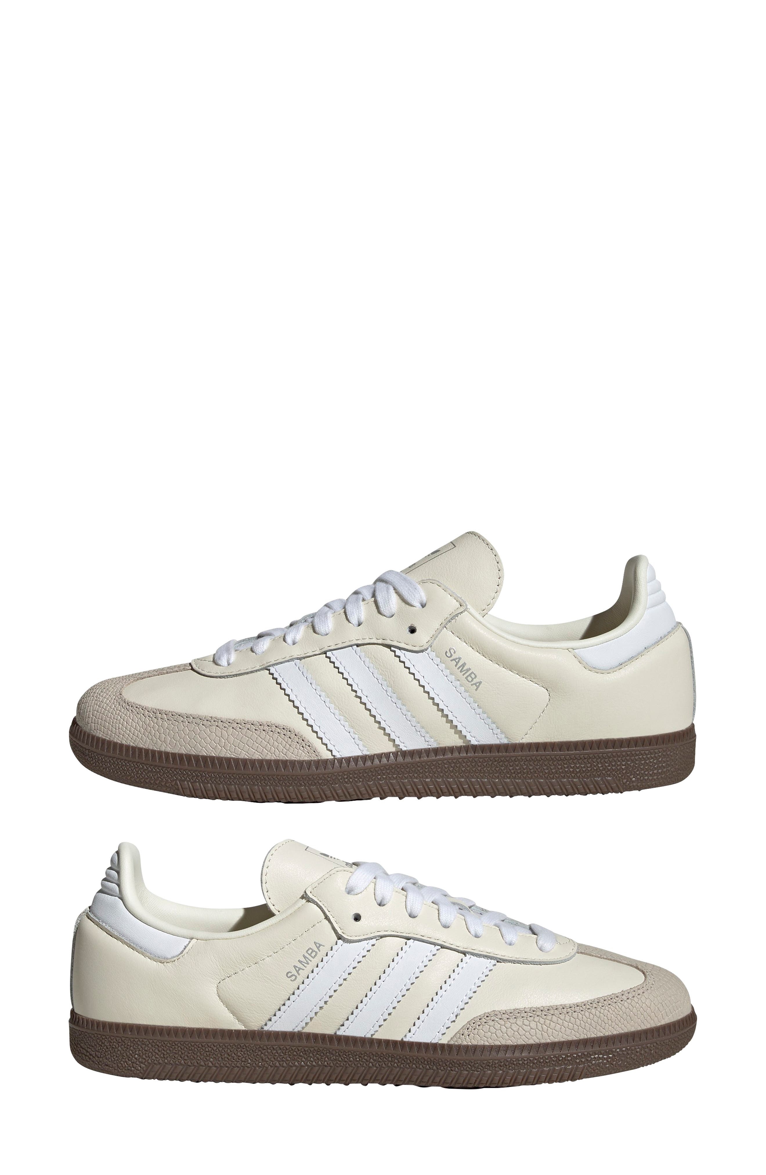 adidas Samba OG Sneaker in White/Alumina/Wonder Alumina at Nordstrom - 8