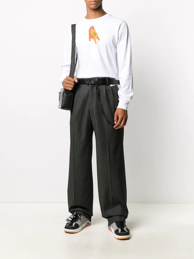 Off-White twill pleated tailored trousers outlook