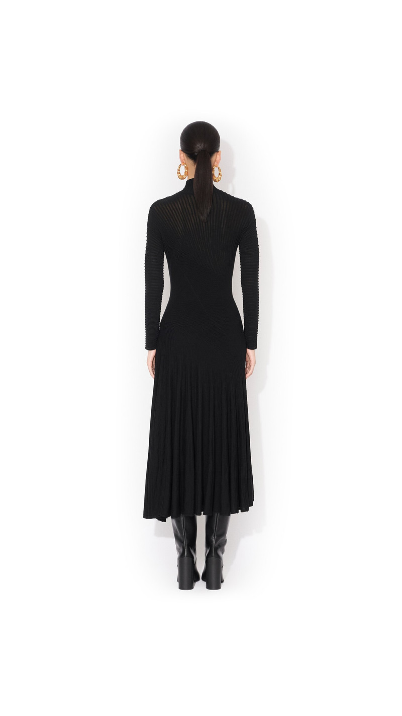 Alaïa TWISTED FINE WOOL DRESS outlook