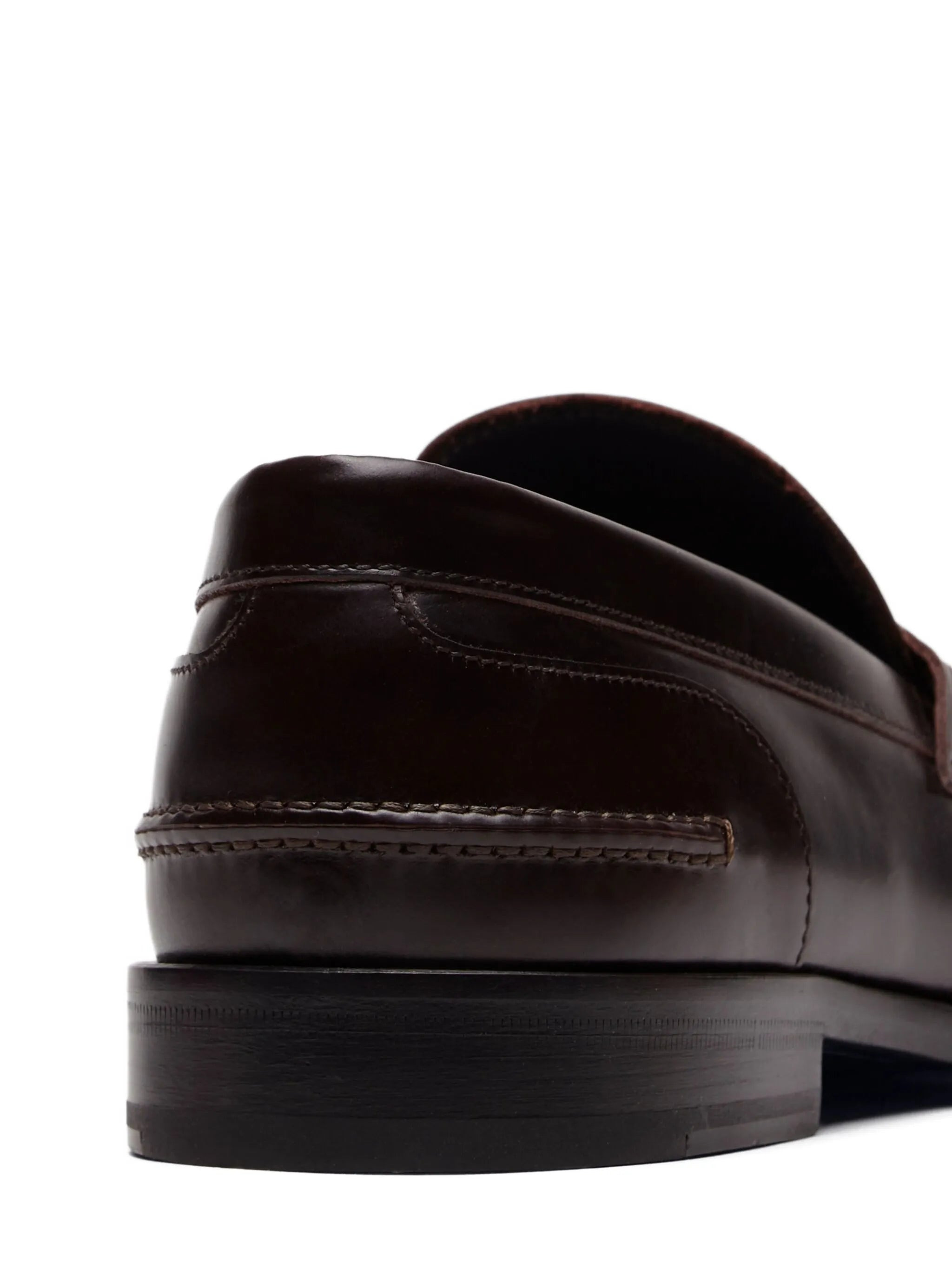 COLLEGE LEATHER PENNY LOAFERS - 4