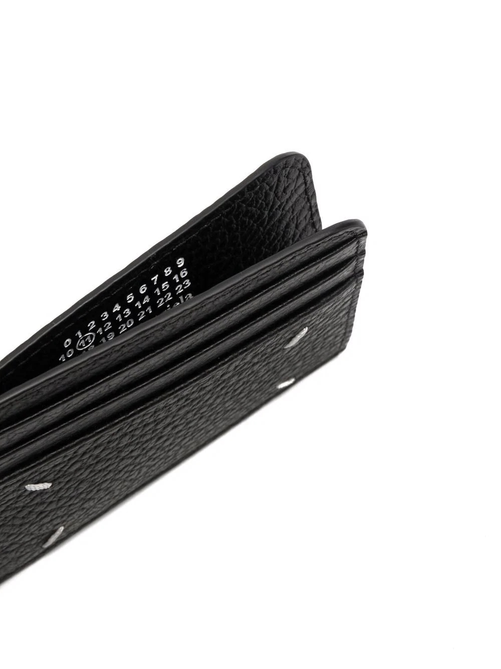 four-stitch leather card holder - 3