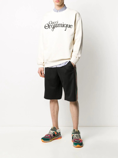 GUCCI Web stripe track shorts outlook