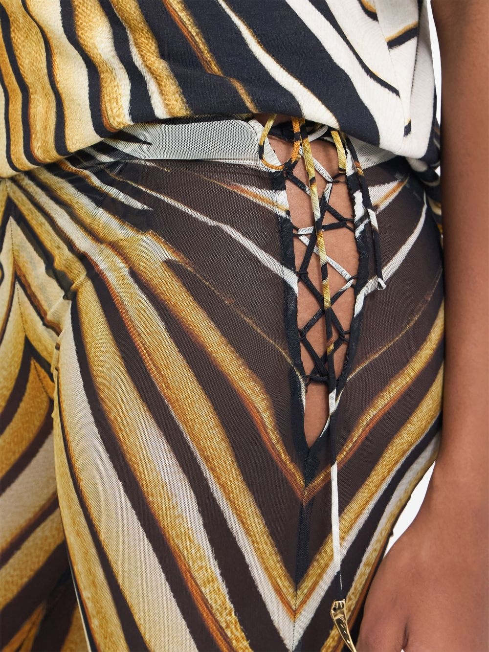 Ray Of Gold flared trousers - 5
