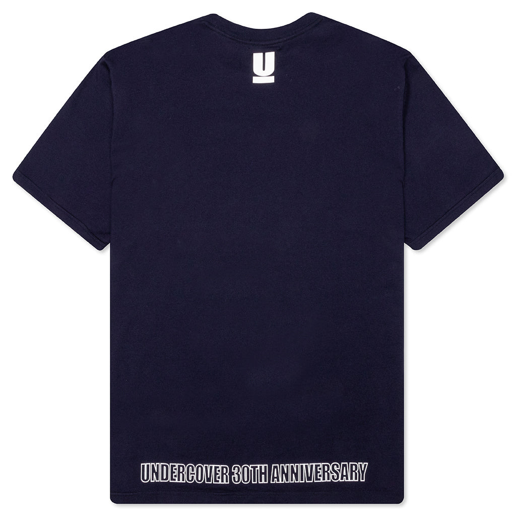 UNDERCOVER 30TH ANNIVERSARY S/S T-SHIRT - NAVY - 2