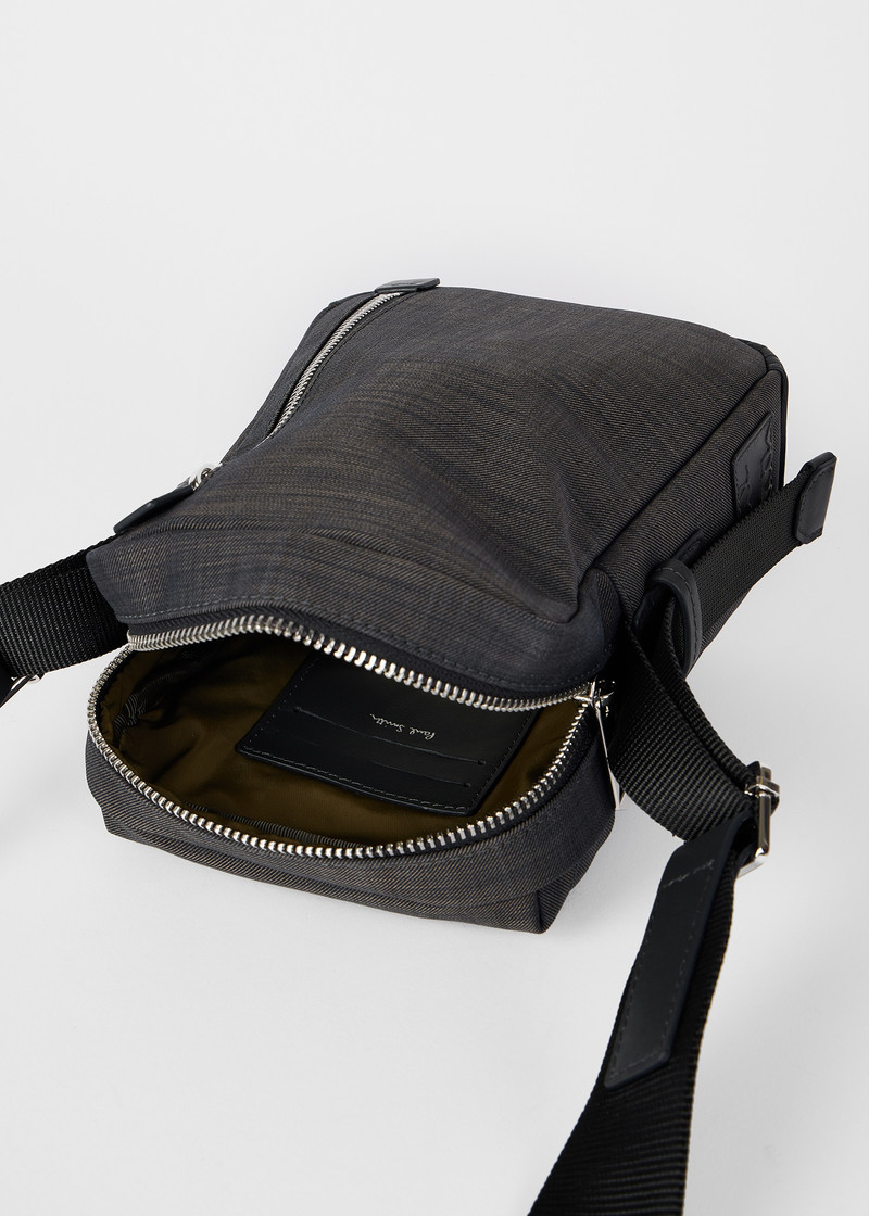 Dark Grey Cross-Body Utility Bag 5