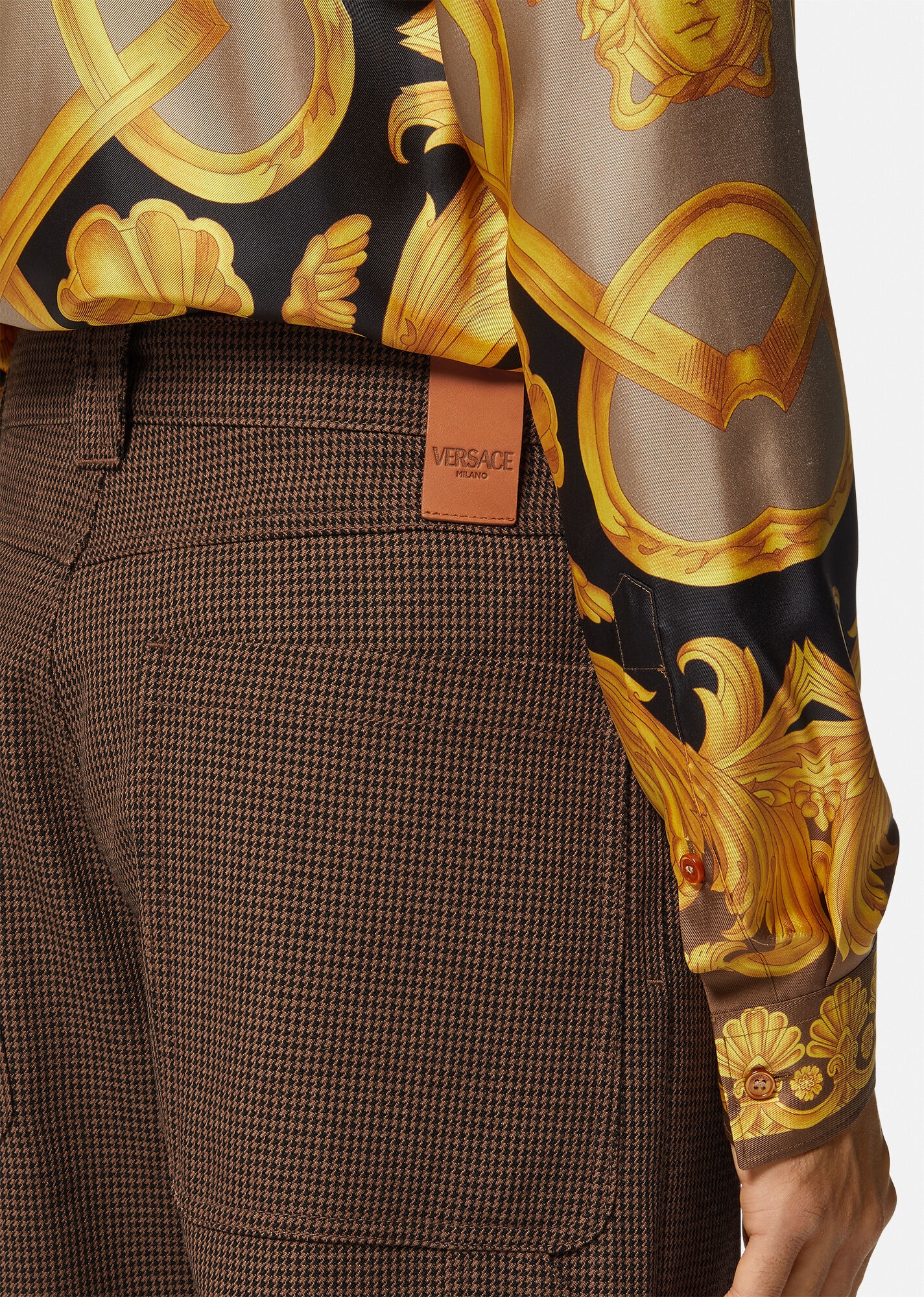 Medusa Houndstooth Pants - 5
