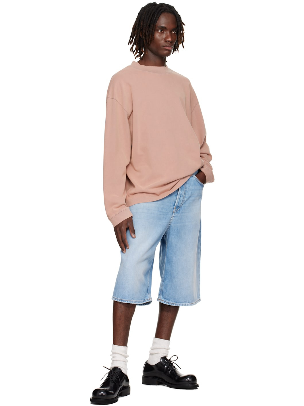 Pink Crewneck T-shirt - 4
